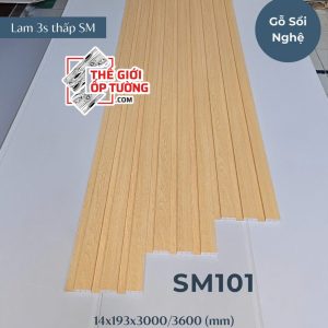 Lam 3 sóng thấp - Lam Sóng Ốp Tường Cao Cấp SM