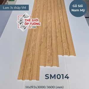 Lam 3 sóng thấp - Lam Sóng Ốp Tường Cao Cấp SM