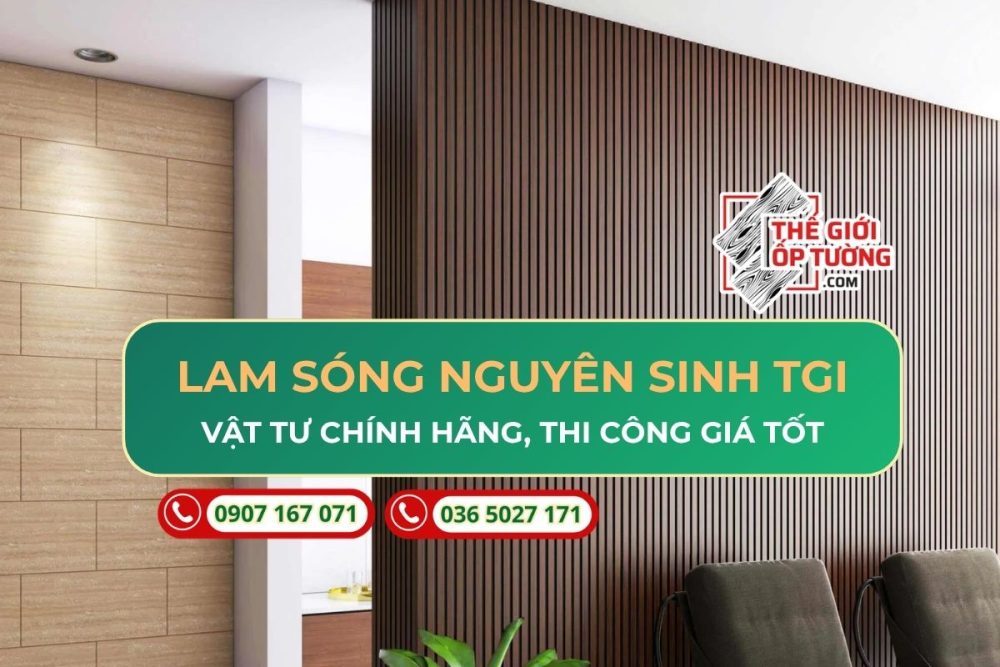 Ốp Lam Sóng Nhựa Nguyên Sinh TGI 