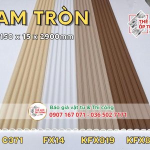 Ốp Tường Lam Sóng Tròn