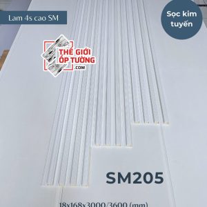 Lam 4 sóng cao - Lam Sóng Ốp Tường Cao Cấp SM