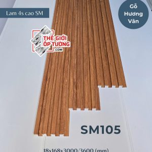 Lam 4 sóng cao - Lam Sóng Ốp Tường Cao Cấp SM