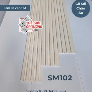 Lam 4 sóng cao - Lam Sóng Ốp Tường Cao Cấp SM