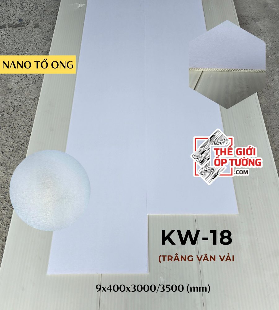 Tấm ốp tường nano tổ ong 18