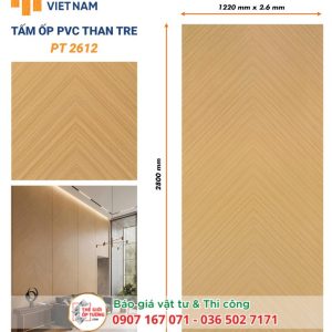Ốp tường PVC than tre HOBI 12