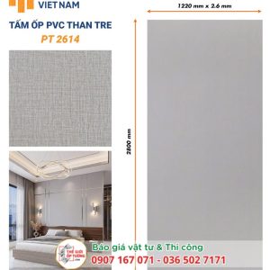 Ốp tường PVC than tre HOBI 14
