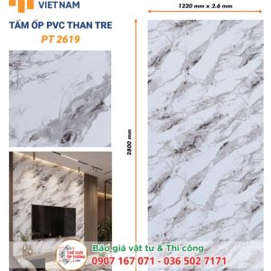 Ốp tường PVC than tre HOBI 19