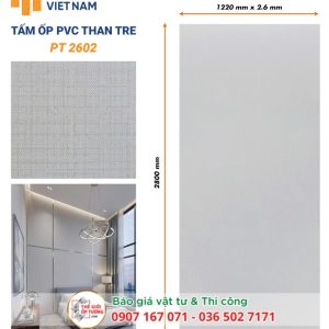 Ốp tường PVC than tre HOBI 02