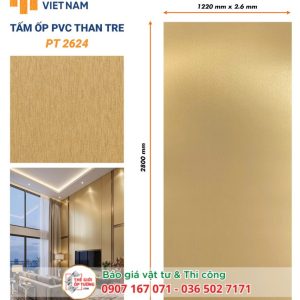 Ốp tường PVC than tre HOBI 24