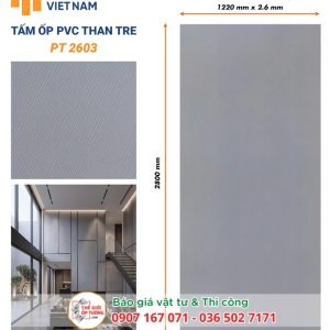 Ốp tường PVC than tre HOBI 03