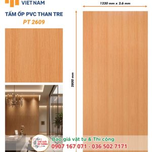 Ốp tường PVC than tre HOBI 09