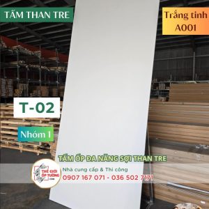 Ốp tường than tre KATA trắng tinh 02