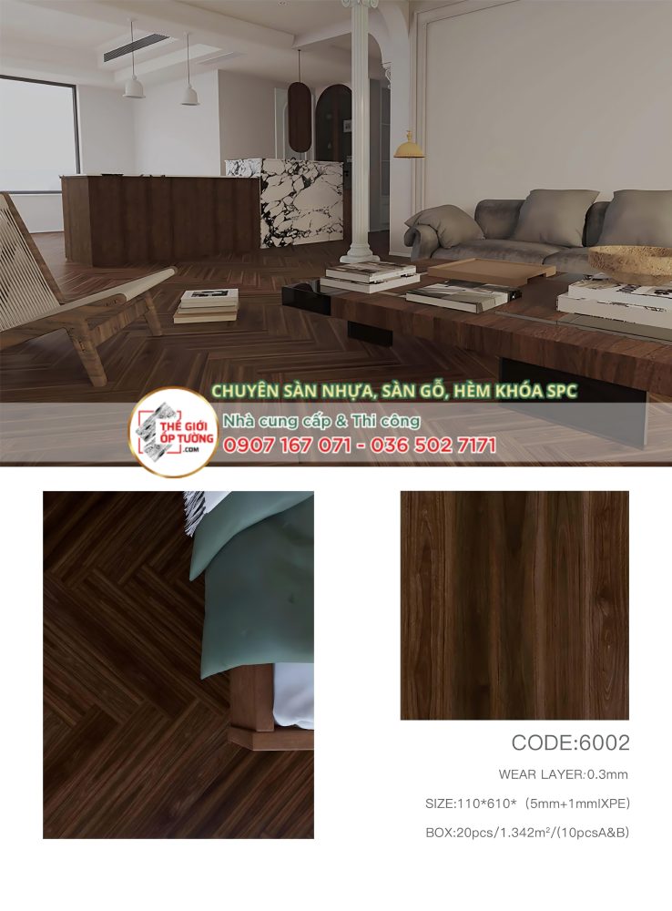Sàn Gỗ Xương Cá SPC MSFloor 6mm 02