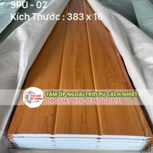 Tấm Ốp PU Lam Sóng Cách Nhiệt 05