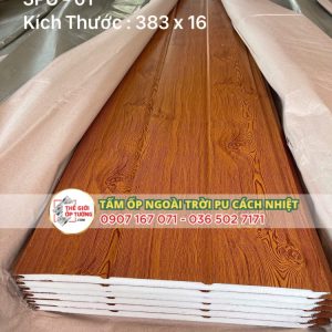 Tấm Ốp PU Lam Sóng Cách Nhiệt 02