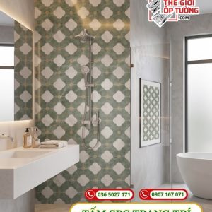 Tấm Ốp Tường SPC - phong cách gạch gốm 06
