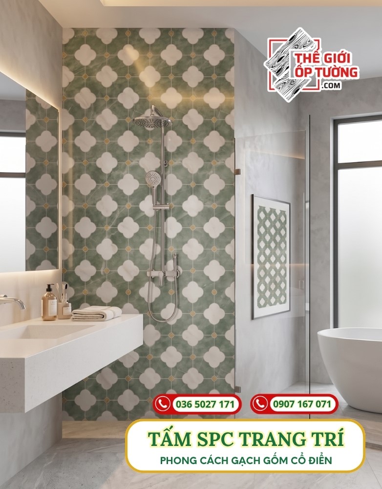 Điểm hấp dẫn của tấm ốp SPC trong thiết kế nội thất