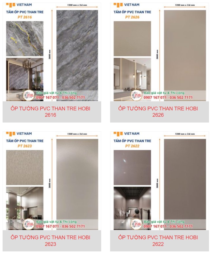 Ốp Tường PVC Than Tre HOBI phù hợp với những không gian nào