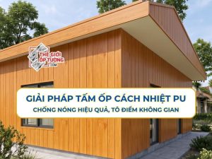 Giải Pháp Tấm Ốp Cách Nhiệt PU: Chống Nóng Hiệu Quả, Tô Điểm Không Gian