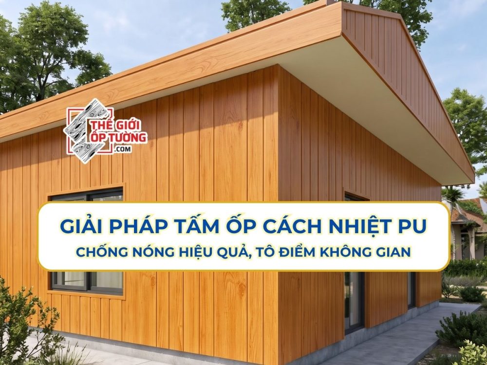 Giải Pháp Tấm Ốp Cách Nhiệt PU: Chống Nóng Hiệu Quả, Tô Điểm Không Gian