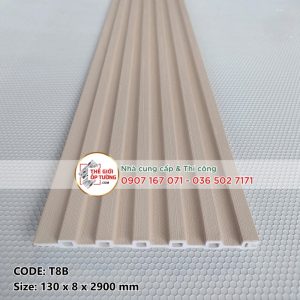 Ốp Tường Lam 6 Sóng 8B