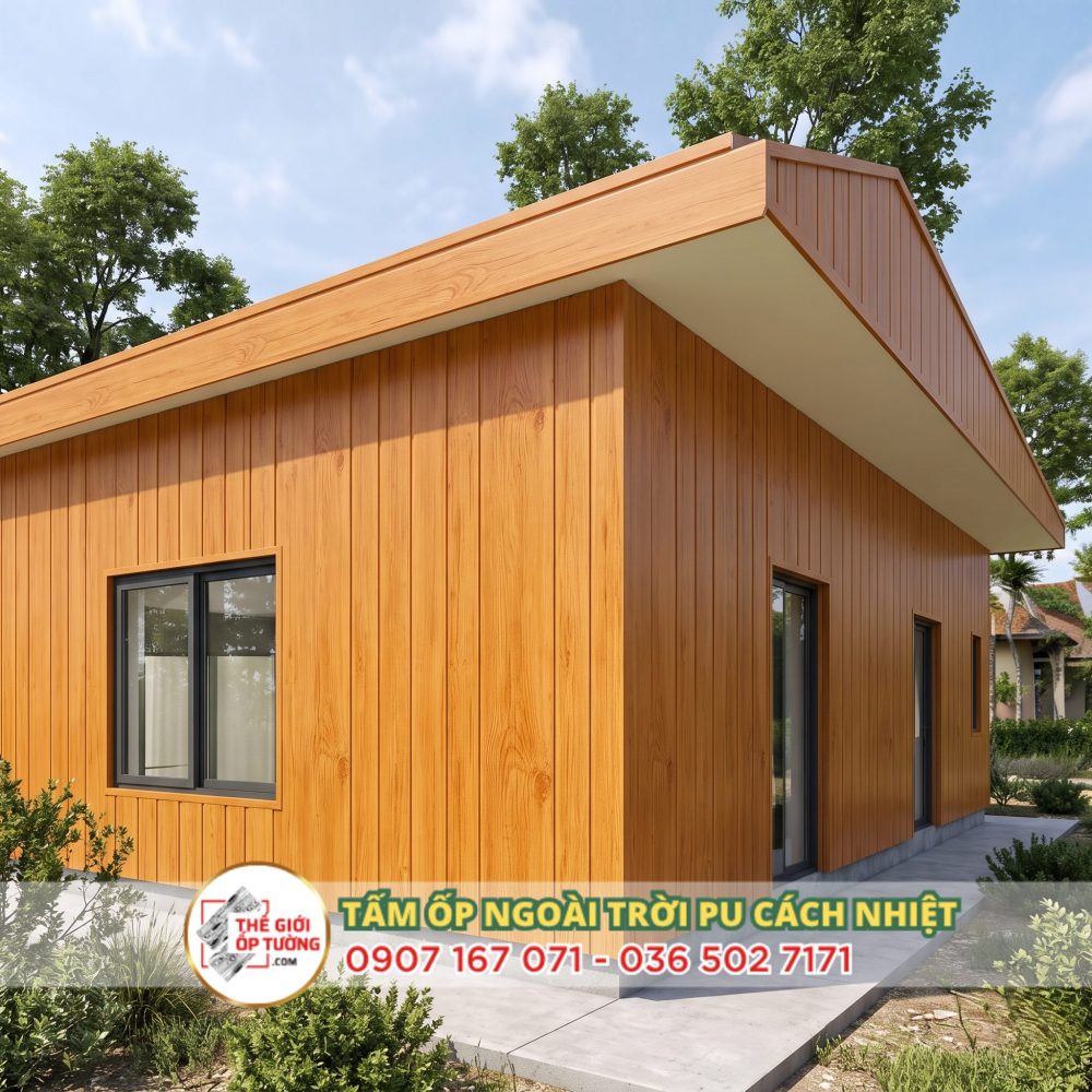 Ứng dụng tấm ốp cách nhiệt PU trong thực tế