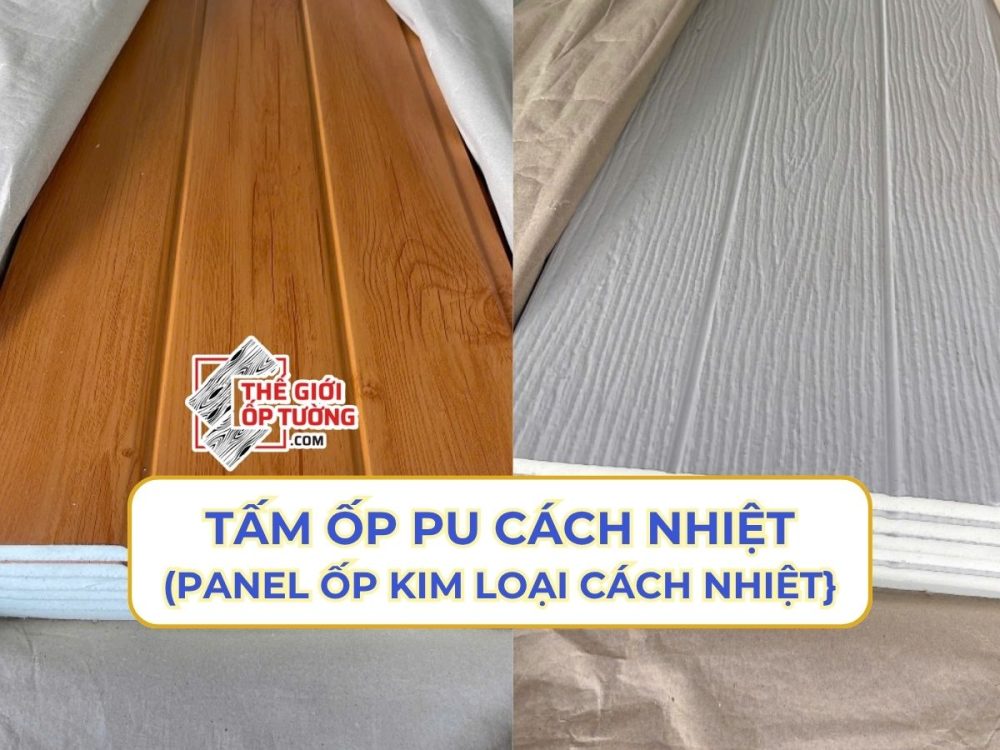 Tấm Ốp PU Lam Sóng Cách Nhiệt