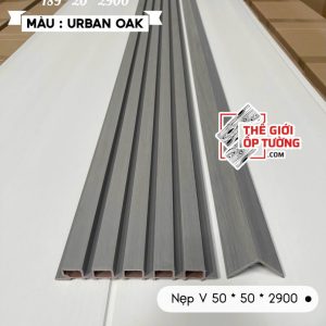 Ốp Gỗ Nhựa Composite Ngoài Trời ASA Lam 5 sóng URBAN OAK