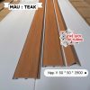 Ốp Gỗ Nhựa Composite Ngoài Trời ASA Lam 1 sóng TEAK