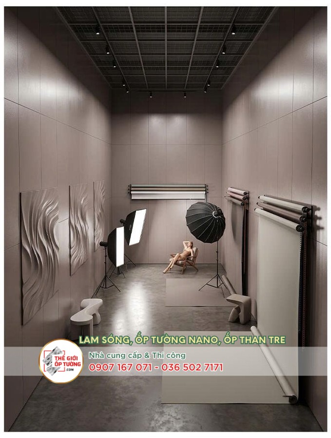 Ốp tường PVC than tre HOBI 22