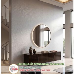 Bí quyết phối tấm PVC phim than tre và lam sóng đẹp mắt
